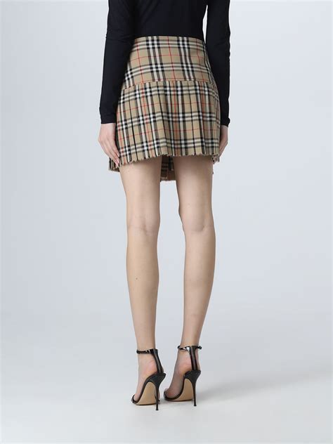 burberry style print skirt|burberry skirt size 25.